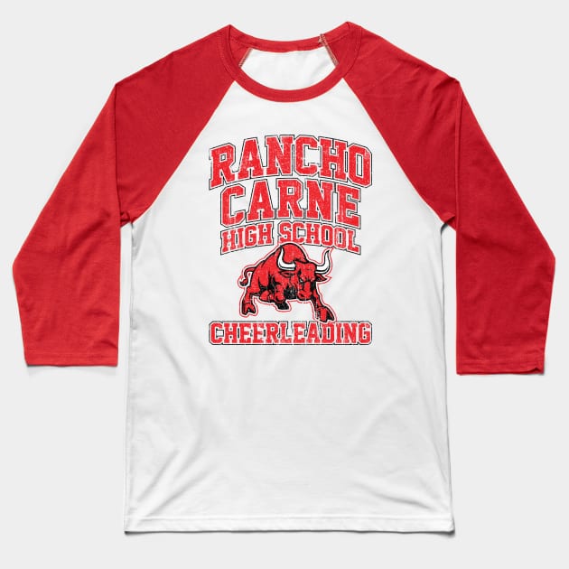 Rancho Carne High School Cheerleading (Variant) Baseball T-Shirt by huckblade